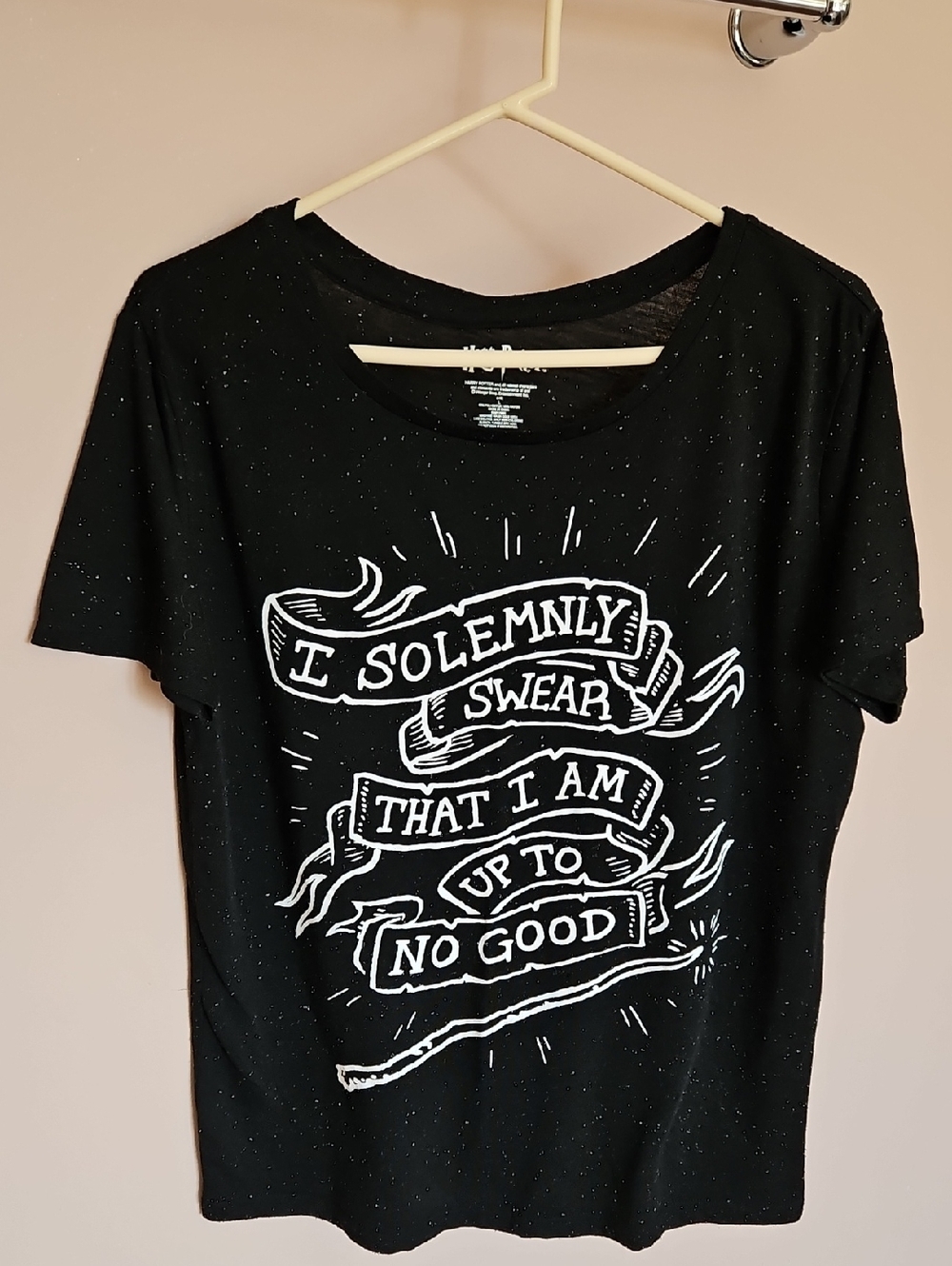 Harry Potter “I Solemnly Swear…” Graphic Tee Women’s Size L